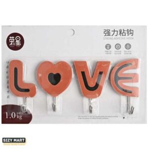 Strong Adhesive Hook (Love design)