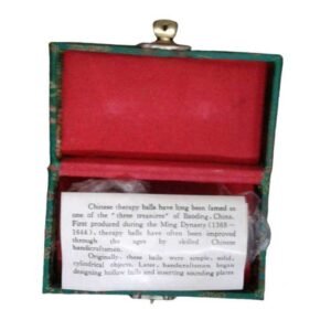 Steel Baoding Balls for Relaxation Therapy, Body Nerves Relaxation, Chinese Health Exercise with Baoding Ball