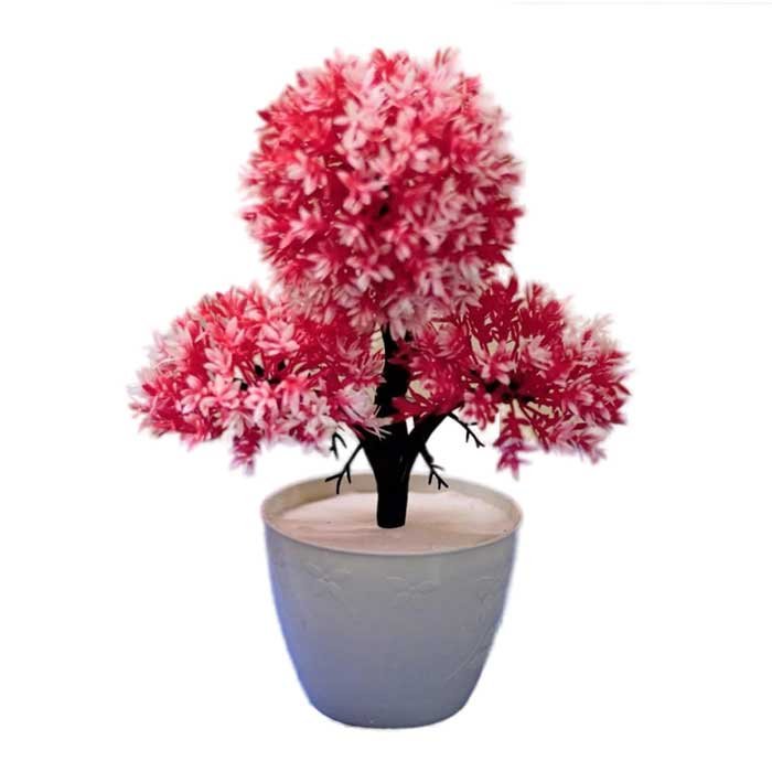 Artificial Flowers with Vase (1) Artificial Flowers with Vase