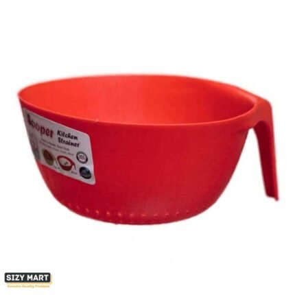 Food Strainer with Handle, Colanders with Easy-Pour Corners and Handle