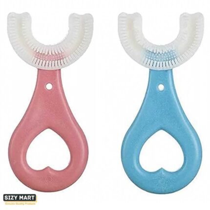 High Quality Baby Tooth Brush, Soft Teeth Brush For Kids, Silicone Baby 360° U Shape Tooth Brush