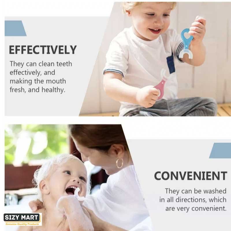 High Quality Baby Tooth Brush, Soft Teeth Brush For Kids, Silicone Baby 360° U Shape Tooth Brush (5) High Quality Baby Tooth Brush, Soft Teeth Brush For Kids, Silicone Baby 360° U Shape Tooth Brush