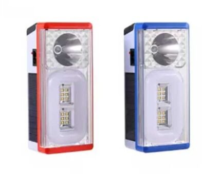 SolarCellElectricity Rechargeable LED Torch, Emergency Torch, 3 Lights Spotlights Built-in Battery 