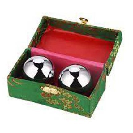 Steel Baoding Balls for Relaxation Therapy, Body Nerves Relaxation, Chinese Health Exercise with Baoding Ball